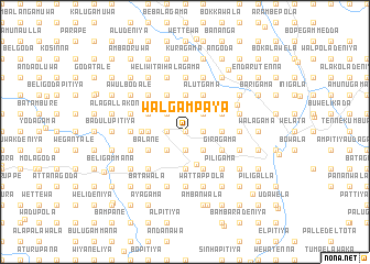 map of Walgampaya