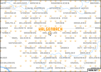 map of Walgenbach
