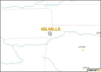 map of Walhalla