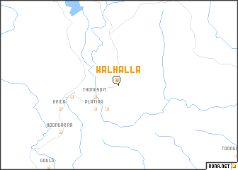 map of Walhalla