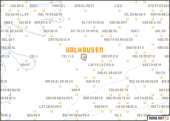 map of Walhausen