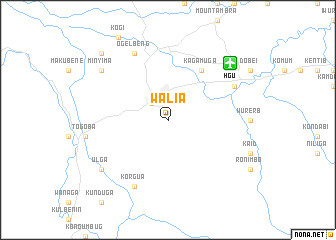 map of Walia