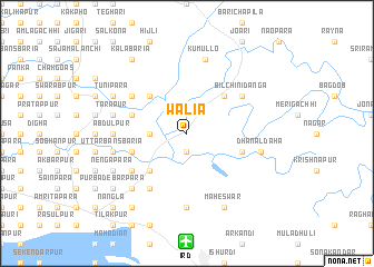 map of Wālia