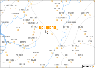 map of Walibana