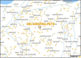 map of Walīdād Phulpota