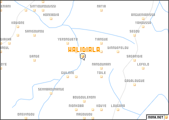 map of Walidiala