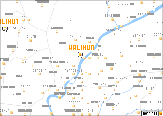 map of Walihun