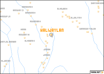 map of Wālī Jaylān