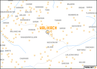 map of Wali Kach