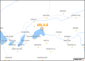 map of Walila