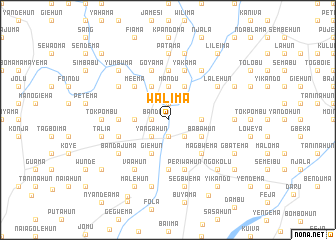 map of Walima