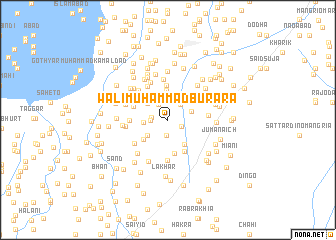 map of Wali Muhammad Burara