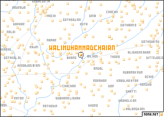 map of Wali Muhammad Chāian