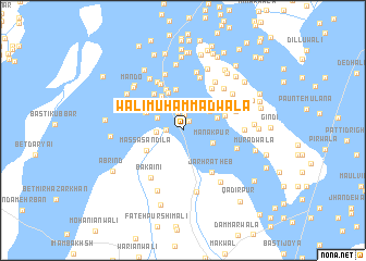 map of Wali Muhammadwāla