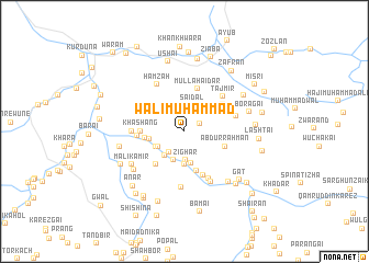 map of Wali Muhammad