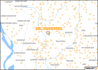 map of Wali Muhammad