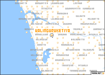 map of Walinguruketiya