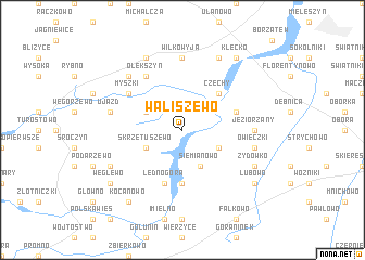 map of Waliszewo