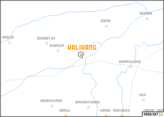 map of Waliwang
