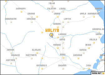 map of Waliya