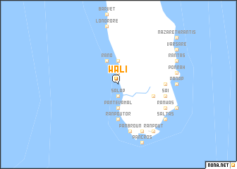 map of Wali