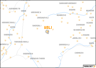 map of Wali