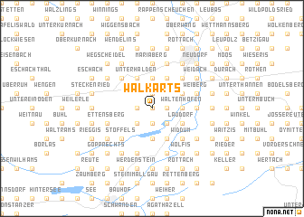 map of Walkarts