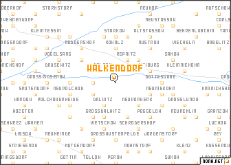 map of Walkendorf