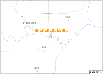 map of Walker Crossing