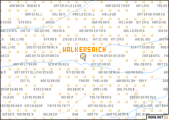 map of Walkersaich