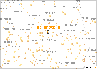 map of Walkers Run