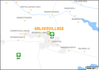 map of Walker Village