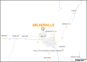 map of Walkerville