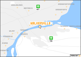 map of Walkerville