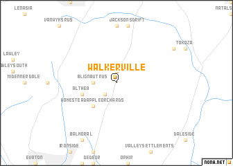 map of Walkerville