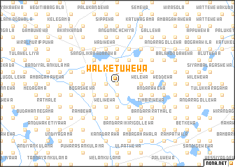 map of Walketuwewa