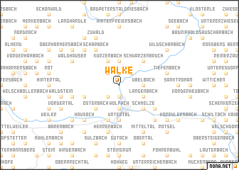 map of Walke