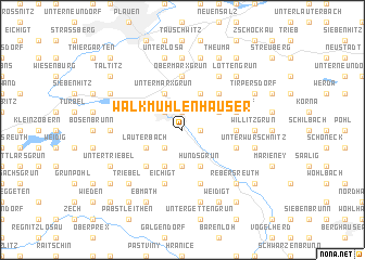 map of Walkmühlen-Häuser