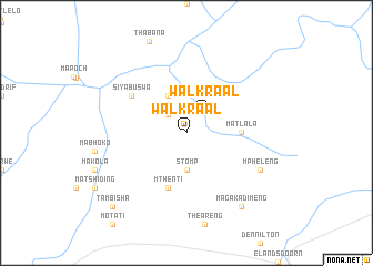 map of Walkraal