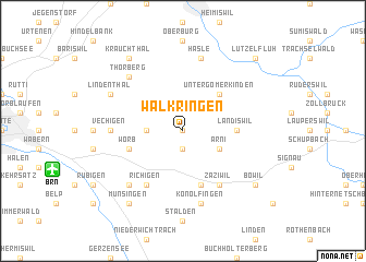 map of Walkringen