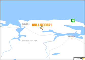 map of Wallace Bay