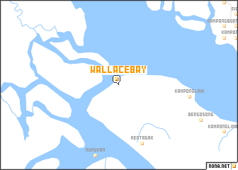 map of Wallace Bay