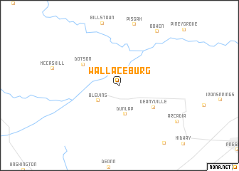 map of Wallaceburg