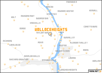 map of Wallace Heights