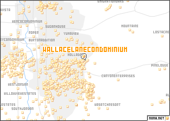 map of Wallace Lane Condominium