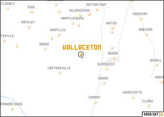 map of Wallaceton