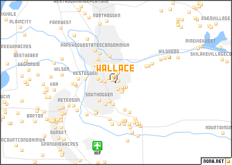 map of Wallace