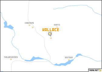 map of Wallace