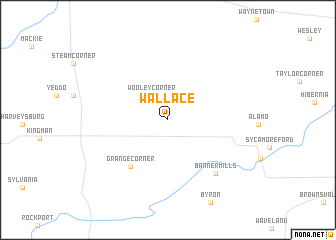 map of Wallace