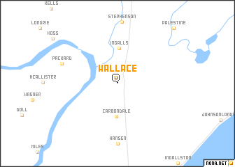 map of Wallace